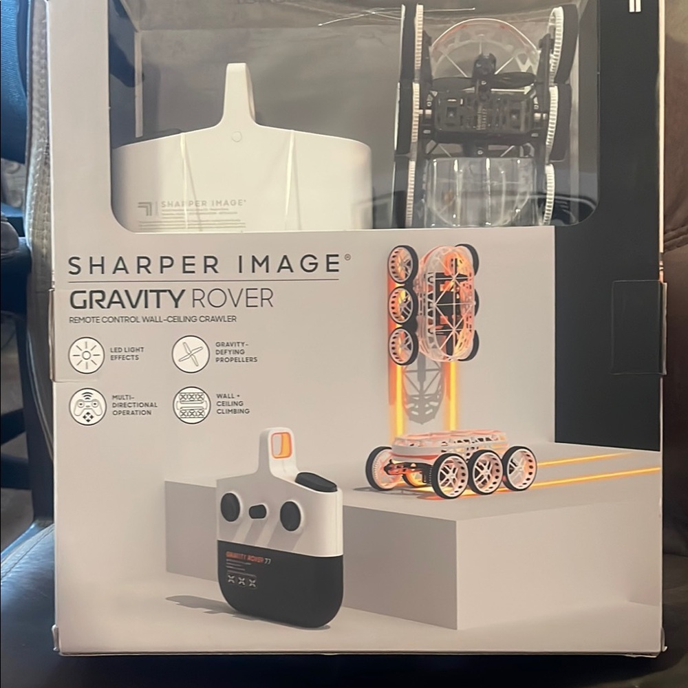 Sharper Image Gravity Rover with LED and Remote